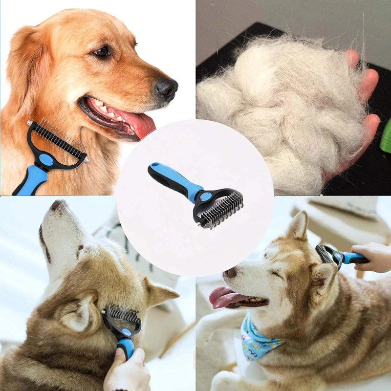 Escova Desembaraçadora para Cães e Gatos de Aço Inoxidável - Imagem 6