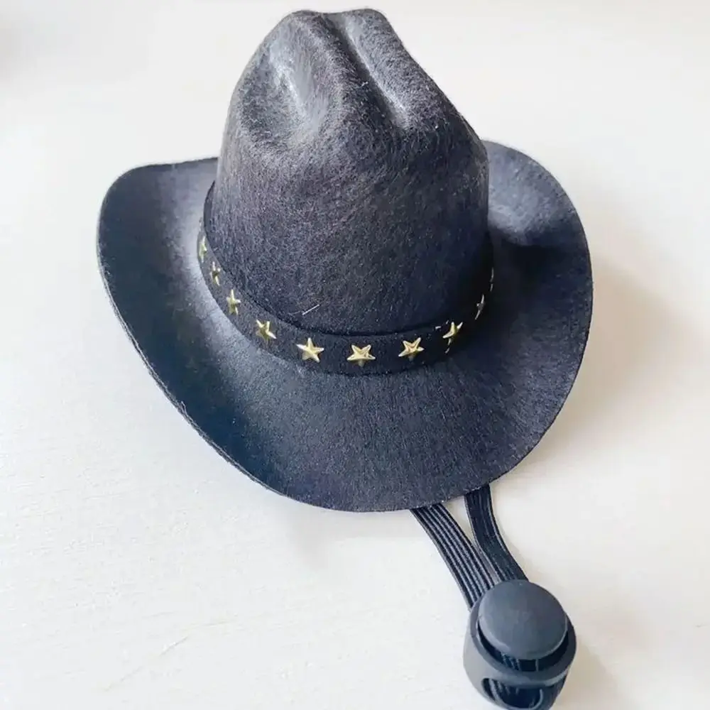 Chapéu Cowboy para Cães e Gatos Pequenos Ajustável 13,5 cm - Imagem 3