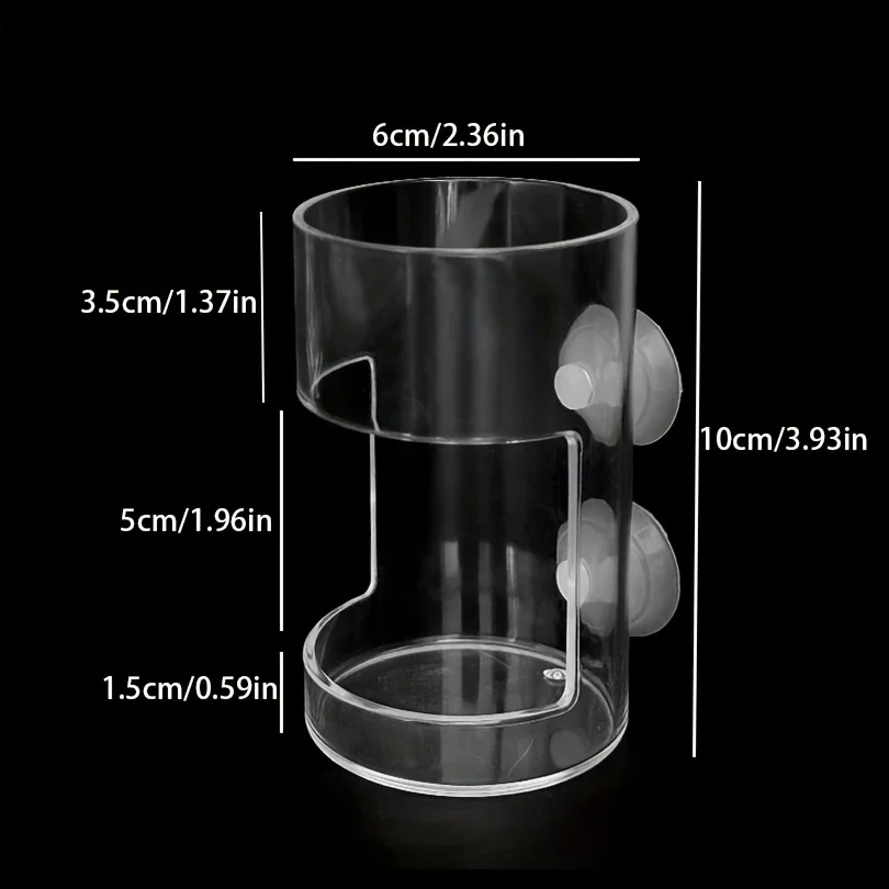 Anel Alimentador para Aquário Antiderrapante Quadrado para Peixes - Imagem 3