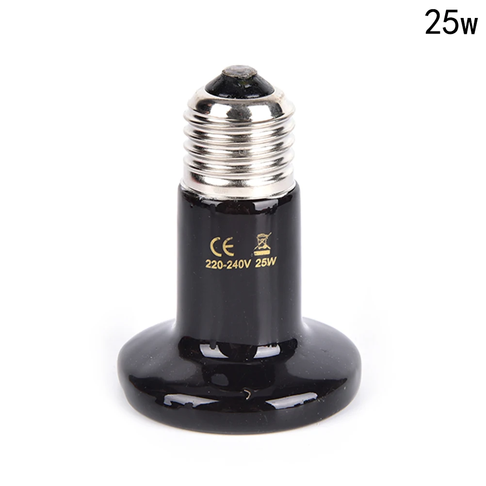 Lâmpada de Aquecimento Cerâmica para Répteis 25W/50W/75W/100W Infravermelha - Imagem 3