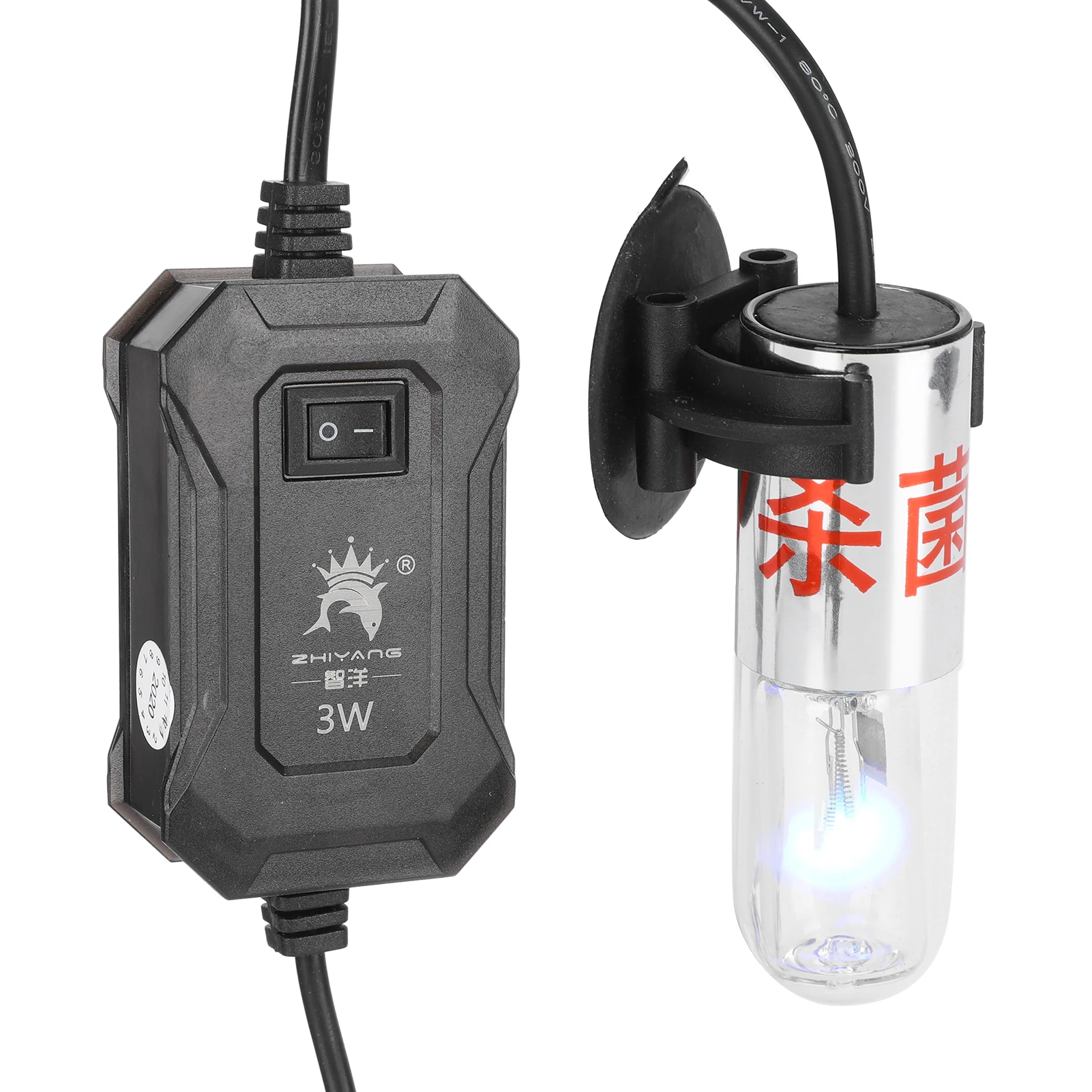 Lâmpada UV para Aquário 3W 220V com Ventosa para Fixar - Imagem 3