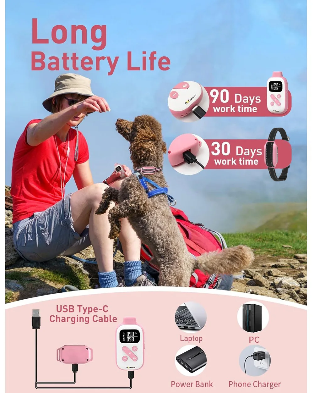 Coleira Vibratória para Cães com Controle Remoto de 850 m - Image 6