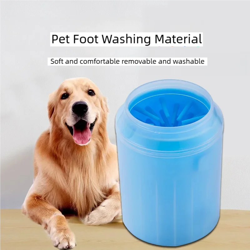 limpador de patas portátil de silicone para cães