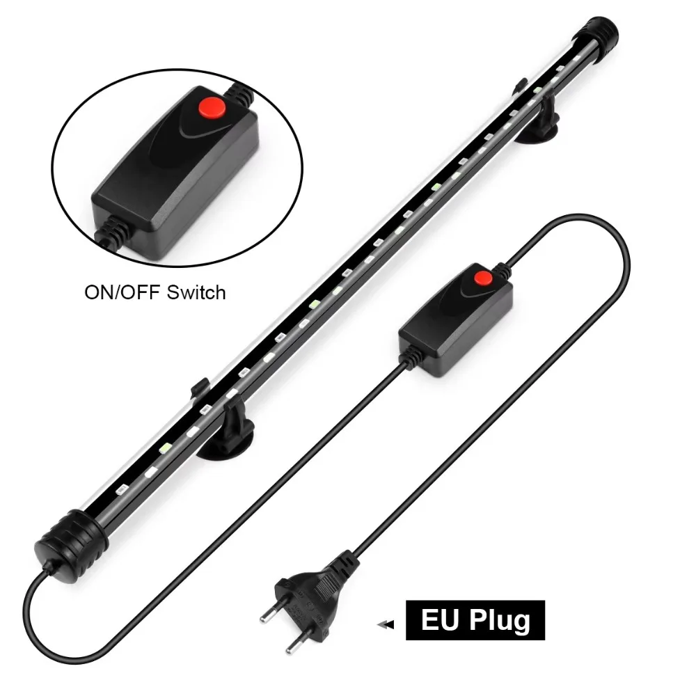 Iluminação LED para Aquário 220V IP68 com Ventosas e 18-48 cm - Imagem 4