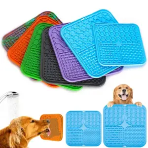 tapete de silicone para cães comedouro lento