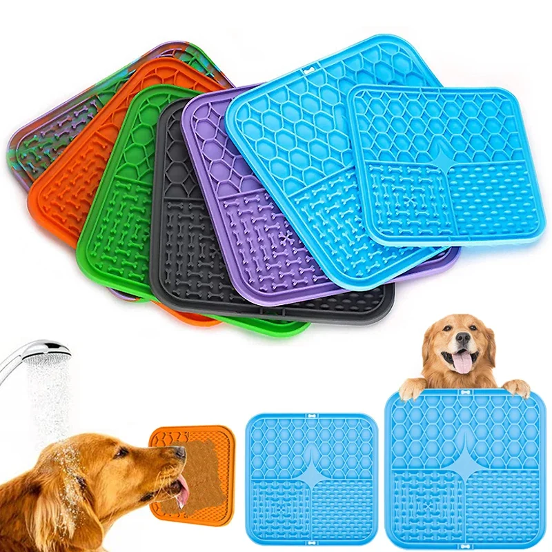 tapete de silicone para cães comedouro lento