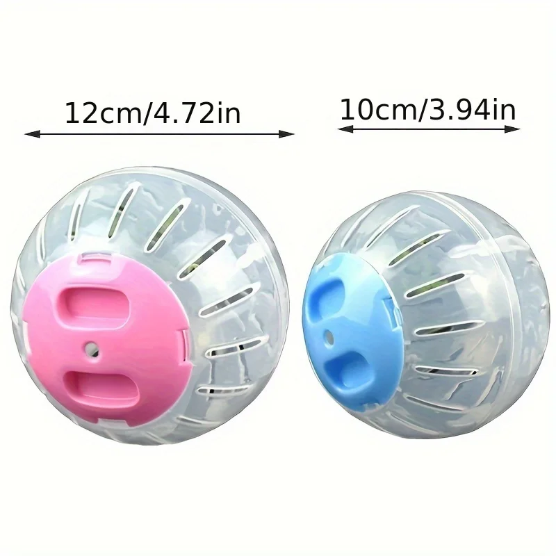 Bola de Exercício para Hamster e Gerbil de Plástico Transparente 10 cm - Imagem 6