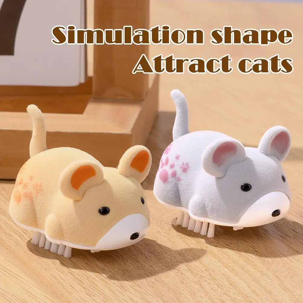 Brinquedo Elétrico para Gatos Rato Vibratório Automático Plástico - Imagem 2