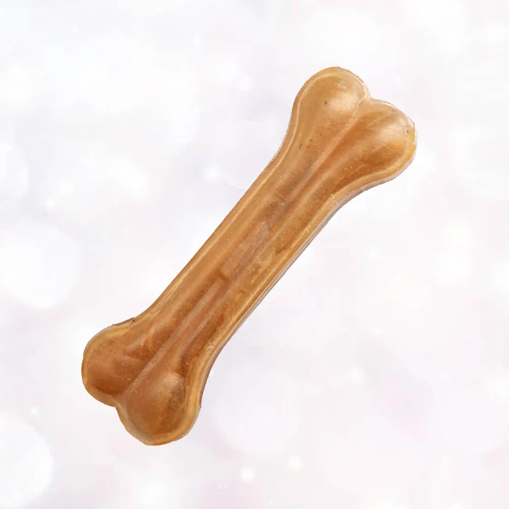 Osso de Mastigar para Cães de Couro Verde 20 cm para Brincar - Image 6