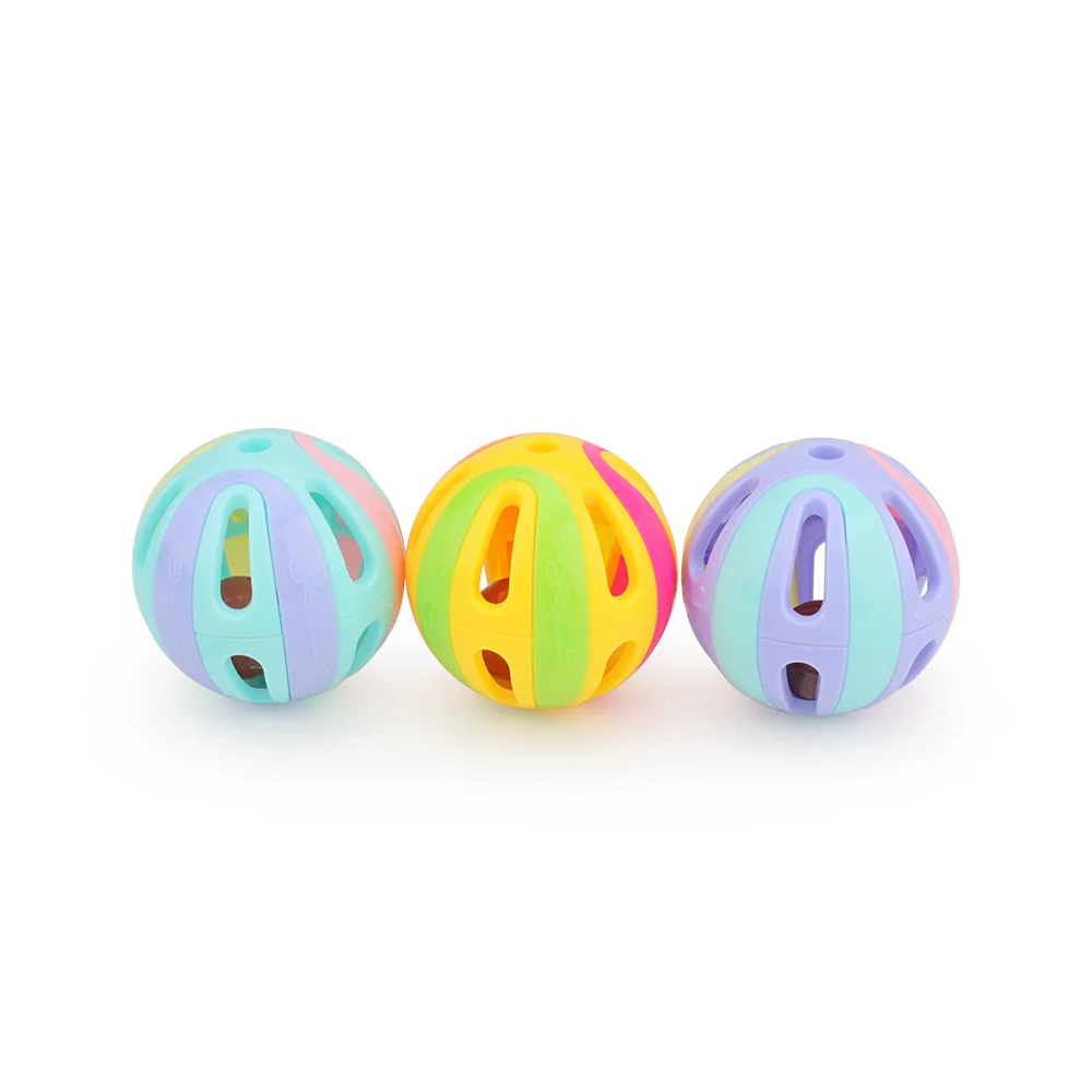 Bola Brinquedo para Gatos Plástico 4.9cm com Sino Interno - Imagem 3