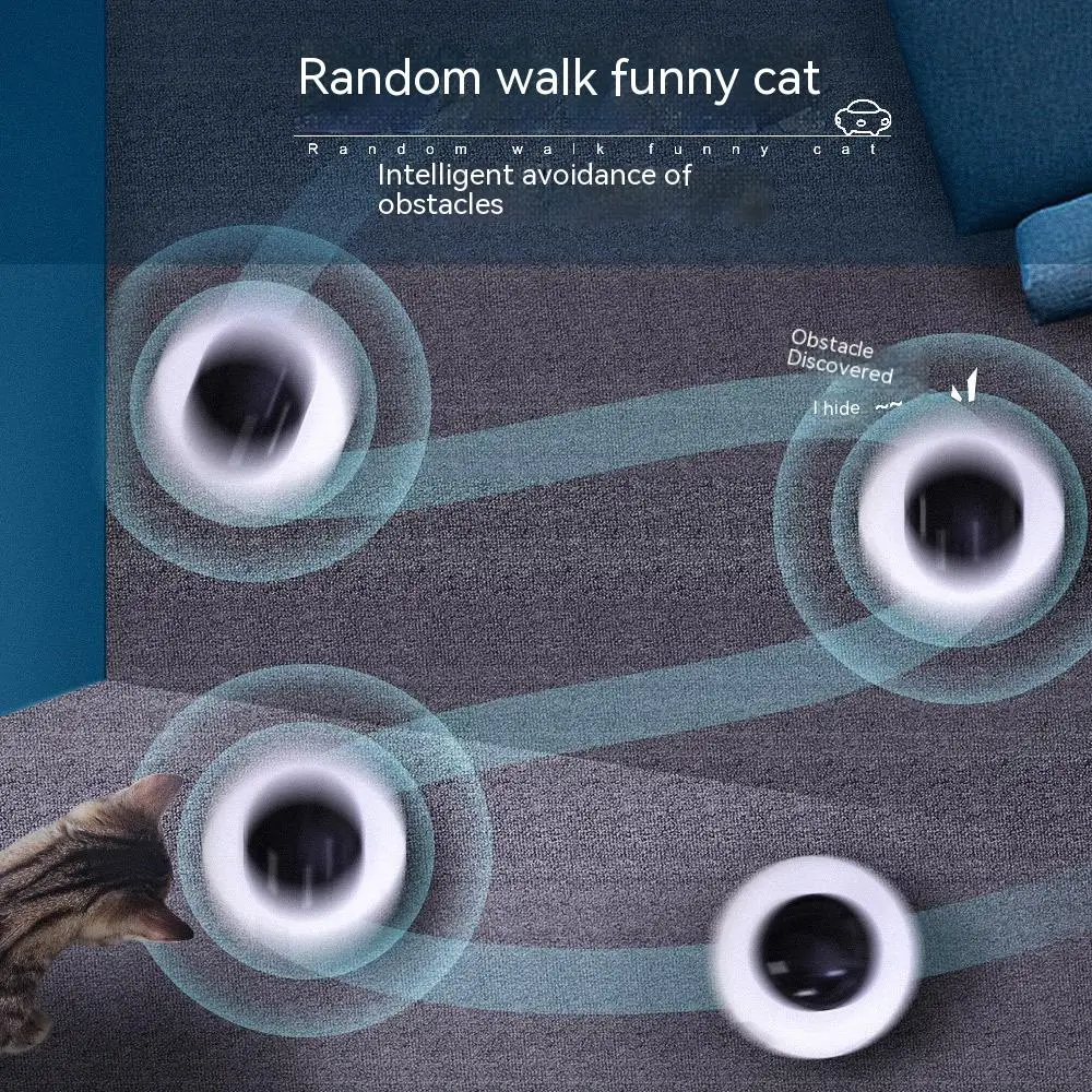 Brinquedo Teaser UFO para Gatos com Pena Substituível USB - Imagem 4