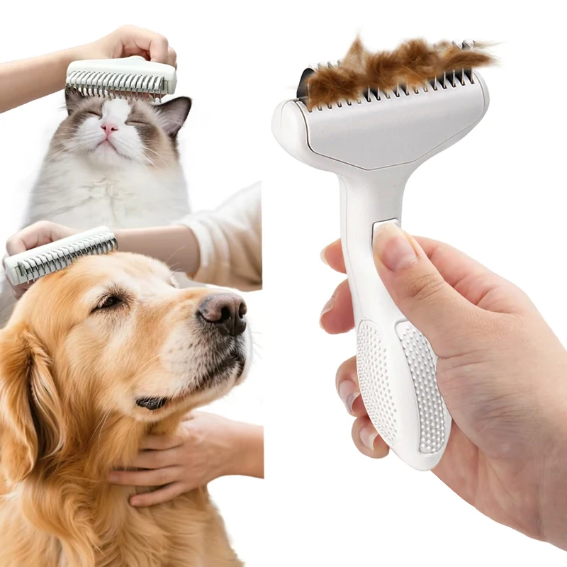 Escova Desembaraçadora para Cães e Gatos com Remoção Eficaz de Pelos - Imagem 3