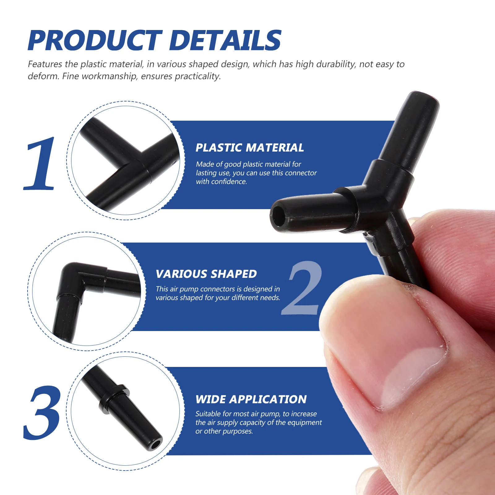 Conector de Mangueira para Aquário 40 Pcs em Plástico Resistente - Image 2