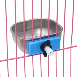 bebedouro automático para coelho de aço inoxidável