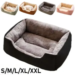 cama de pelúcia curta para gatos