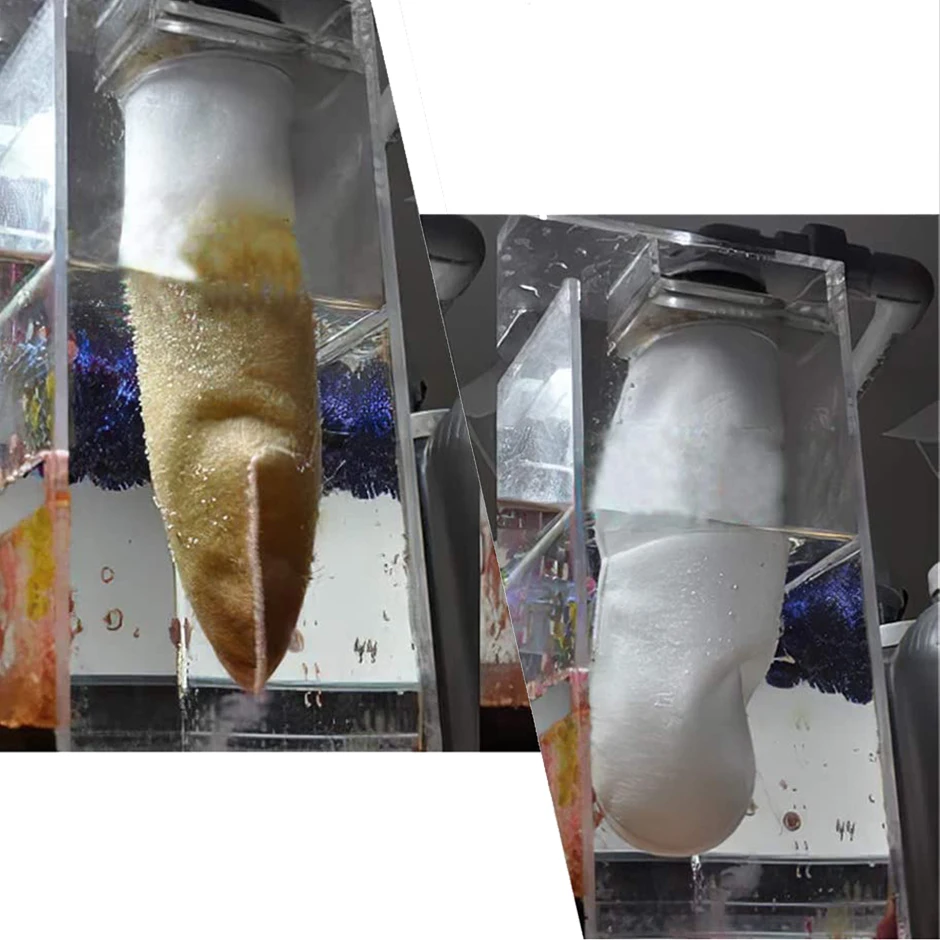 Meia Filtro para Aquário 150/200 Mícrons com Anel de 4 polegadas - Imagem 4
