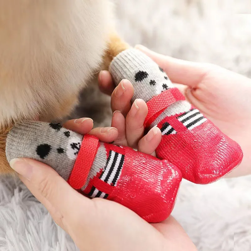 Meias Antiderrapantes para Cães com Grippers e Alça Ajustável - Image 2