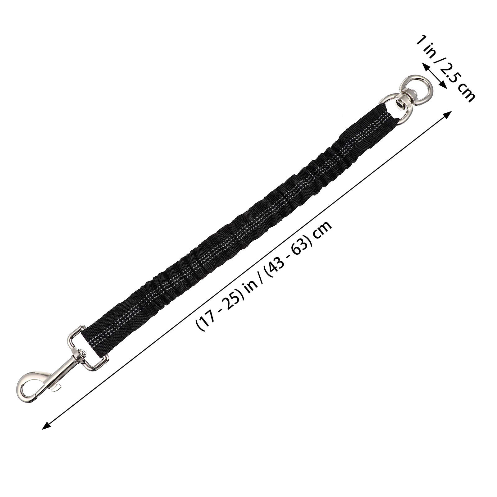 Guia Elástica para Cães com Faixa Refletiva 43-63 cm - Imagem 6