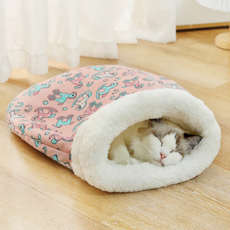 Saco de Dormir para Gatos Tipo Bolso Macio e Quente - Image 4