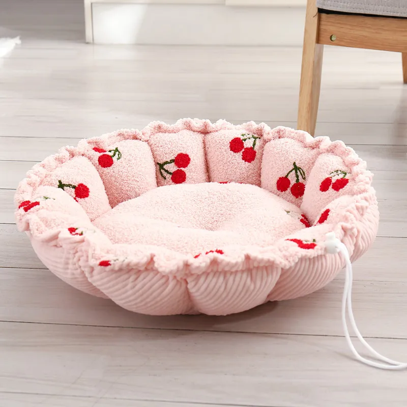 Cama Ninho para Gatos e Cães de Veludo Macio Ajustável - Image 3