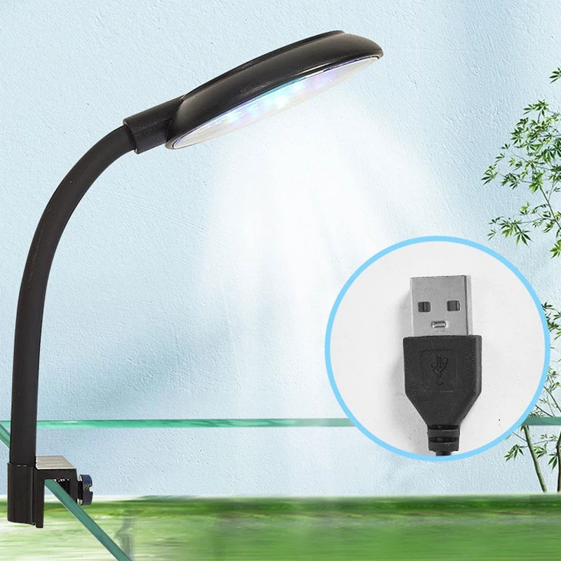Luminária LED USB para Aquário com Clip e Rotação 360° - Imagem 4