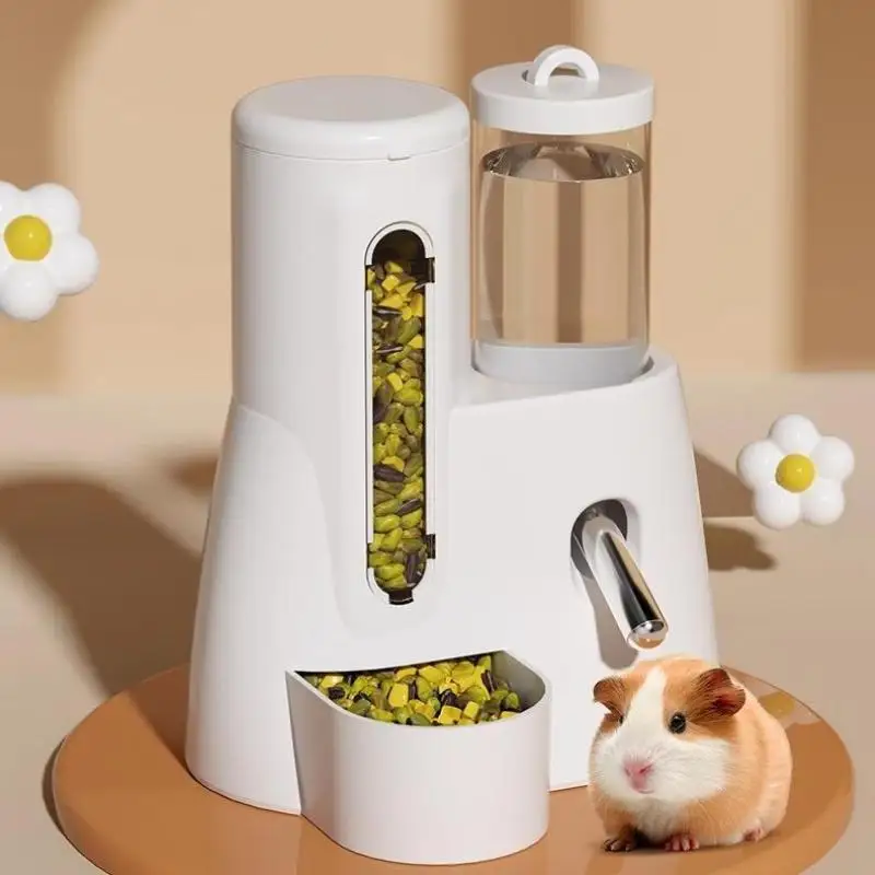 Comedouro e Bebedouro Automático para Hamster 2 em 1 com Design à Prova de Vazamento - Imagem 4
