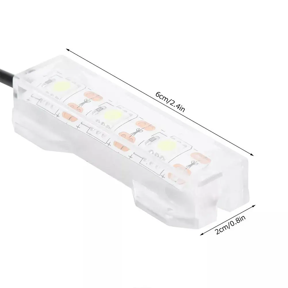 Luminária LED USB para Aquário Pequeno 6x2 cm - Imagem 6
