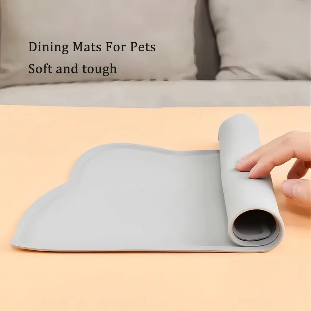 Tapete de Silicone para Alimentação de Pets 44x24cm Lavável - Image 3