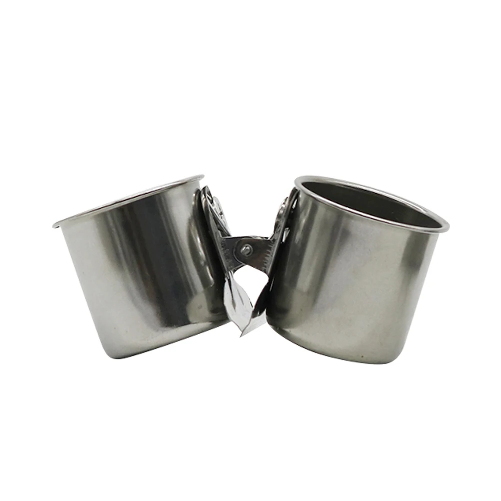 Comedouro para Pássaros Aço Inoxidável com Clipe para Gaiola - Imagem 3