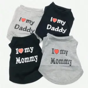 colete para cachorro i love my daddy