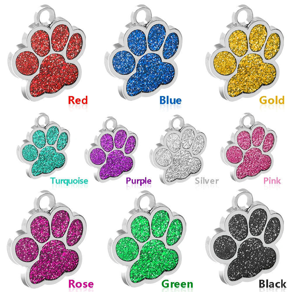Etiquetas de Identificação para Cães e Gatos de Aço Inoxidável Gravado - Imagem 4