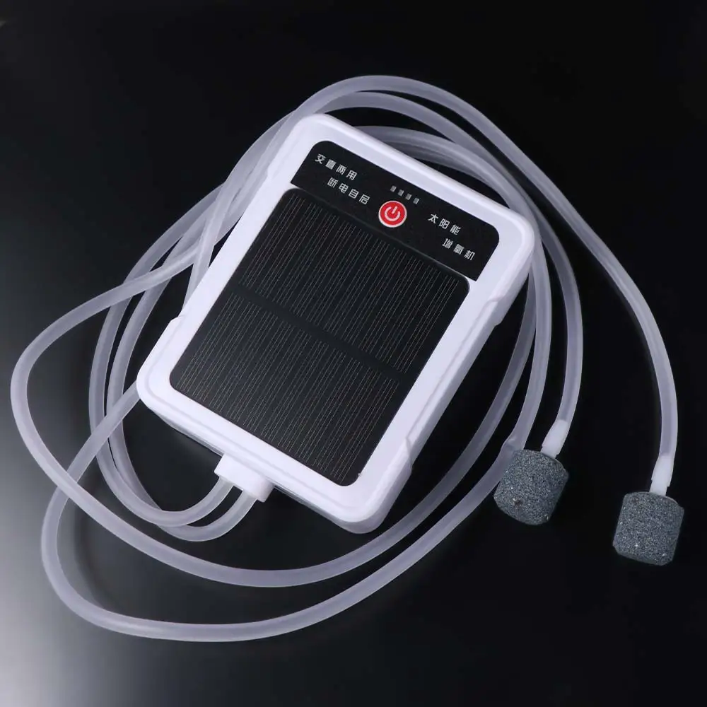 Bomba de Oxigênio Solar para Aquários Recarregável USB e à Prova d'Água - Image 2