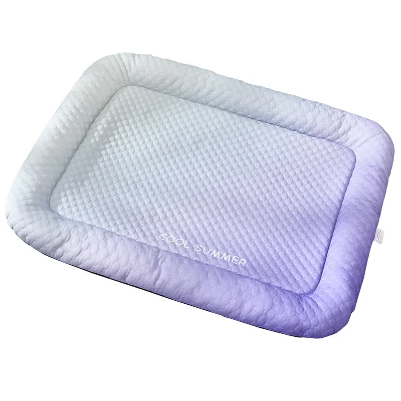 Cama para Cães e Gatos de Seda Gelada com Suporte para Pescoço - Image 5