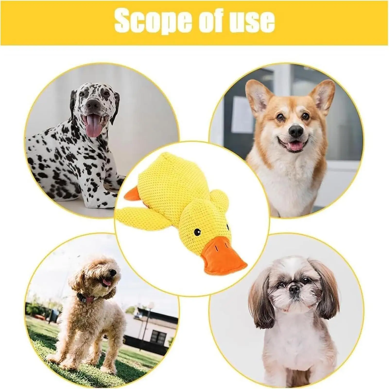 Brinquedo de Pelúcia para Cães com Som de Pato - Image 5