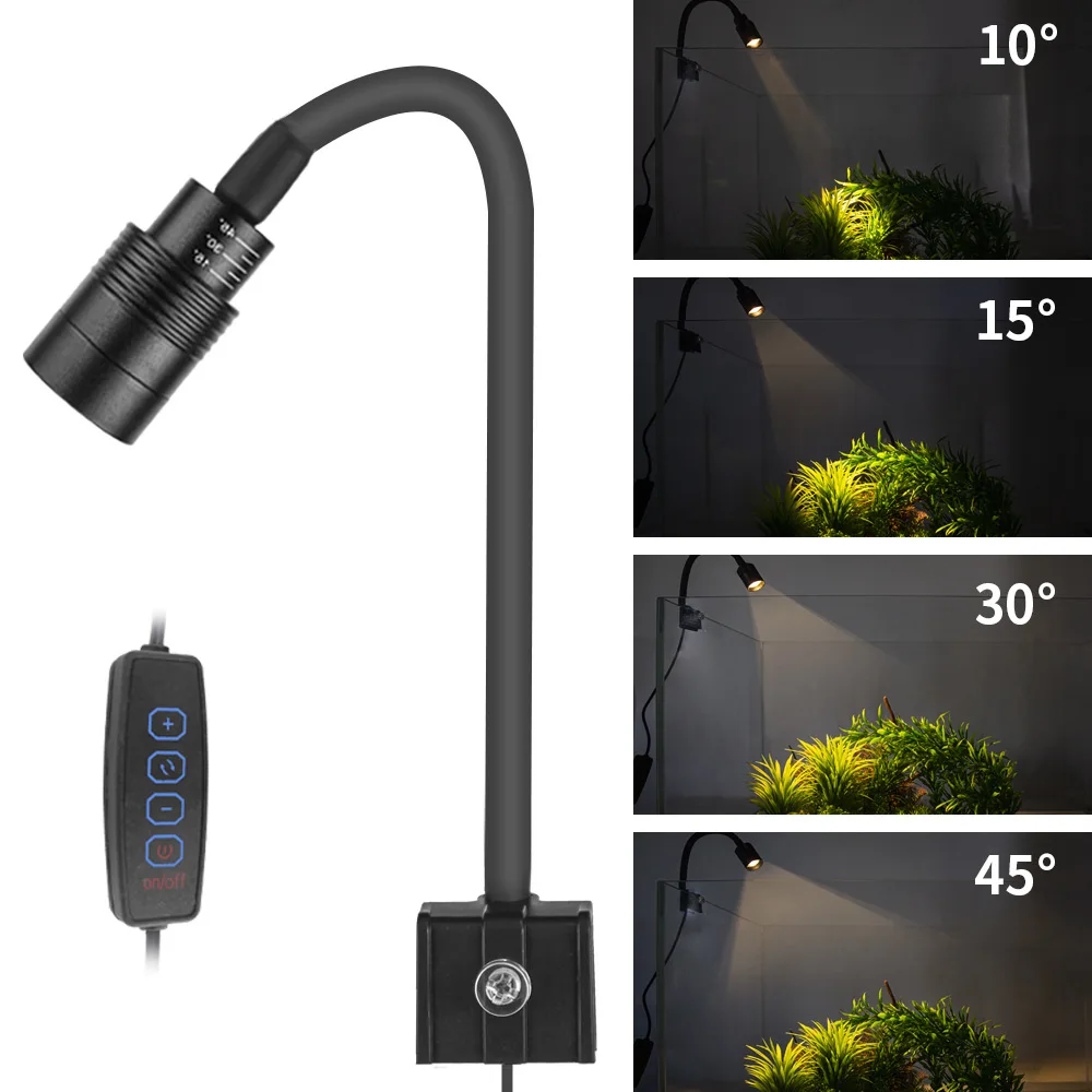 luminária LED USB para aquário