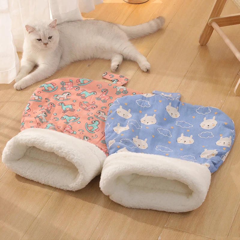 Saco de Dormir para Gatos Tipo Bolso Macio e Quente - Image 6
