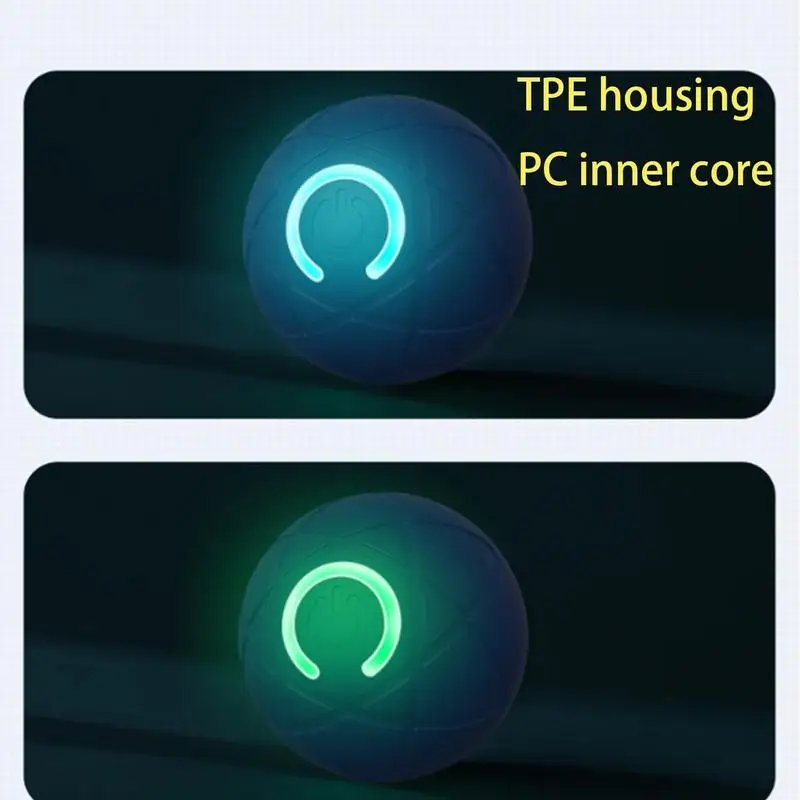 Bola Brinquedo Cão Recarregável USB com LED para Visibilidade Noturna - Imagem 5