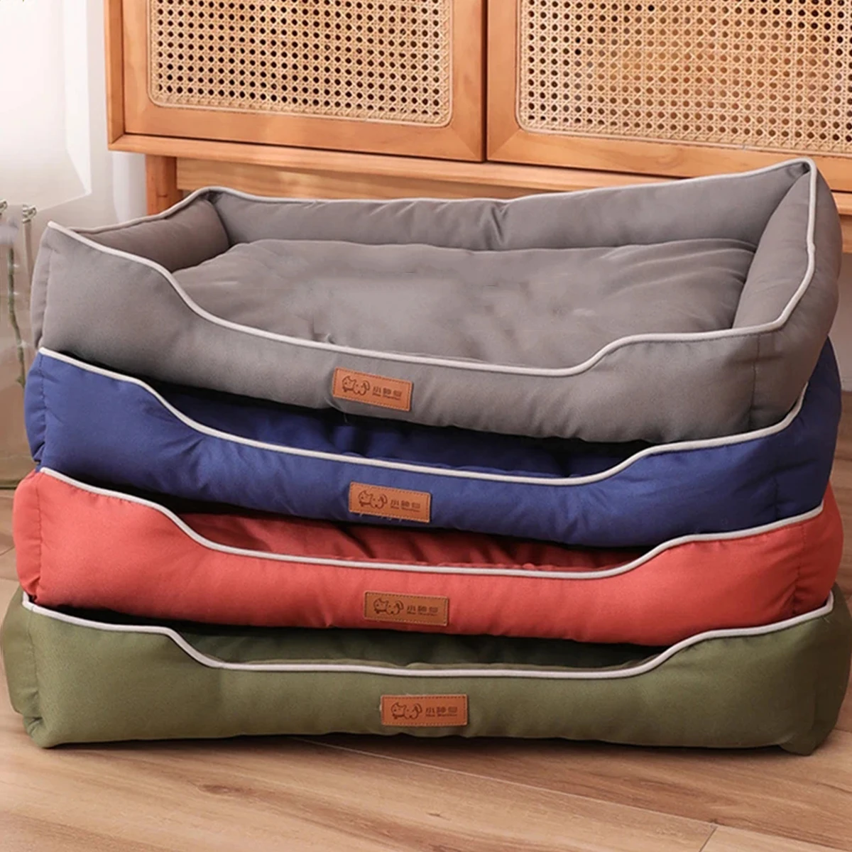 cama sofá quadrada para cães e gatos