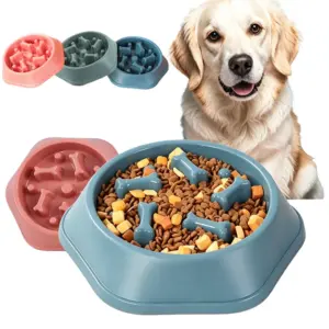 comedouro lento para cães
