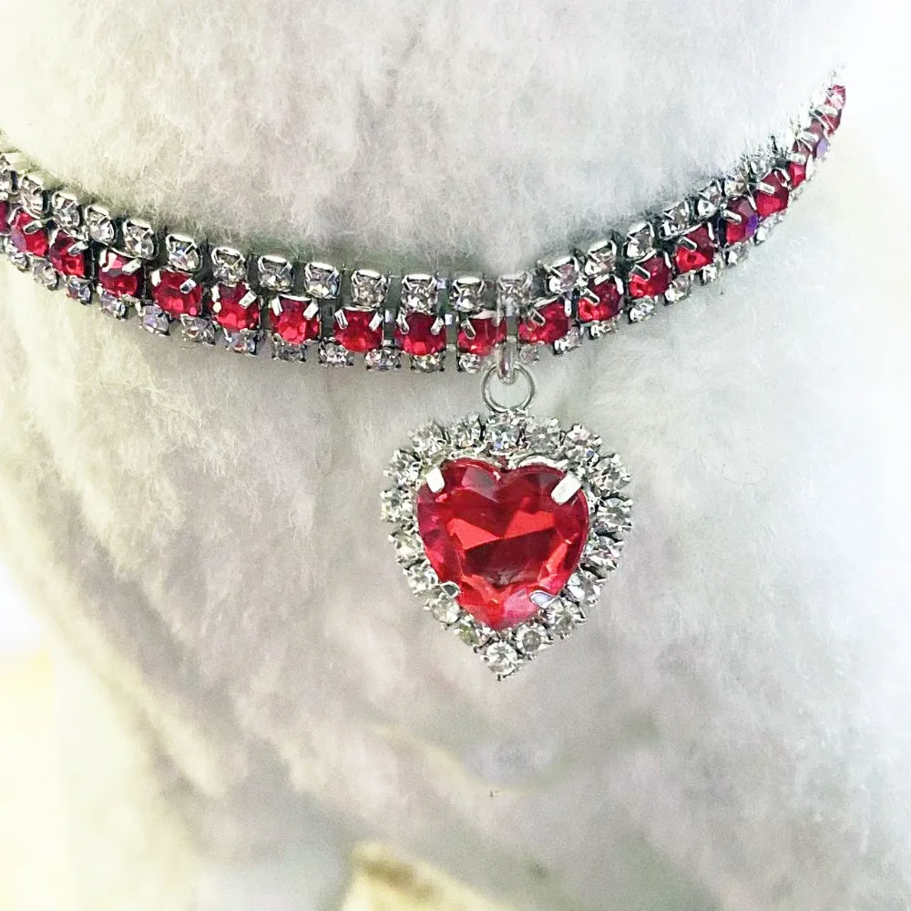 Coleira Diamante para Gato com Strass Brilhante - Imagem 2