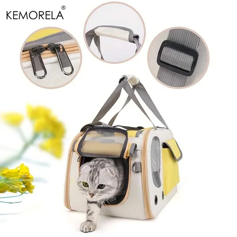 Bolsa de Transporte para Cães e Gatos Pequenos Portátil para Viagem - Imagem 2