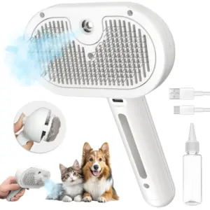escova pulverizadora para cães e gatos