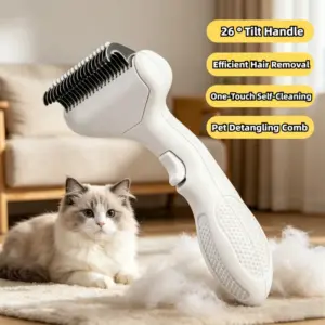escova para cães e gatos com lâmina