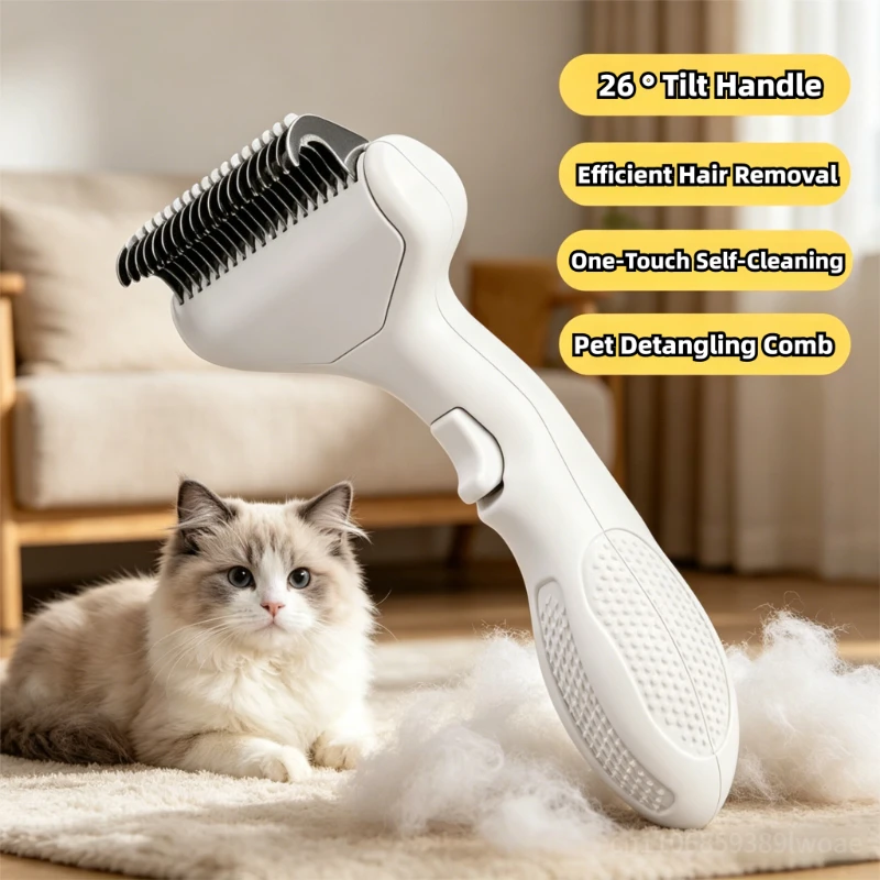 escova para cães e gatos com lâmina