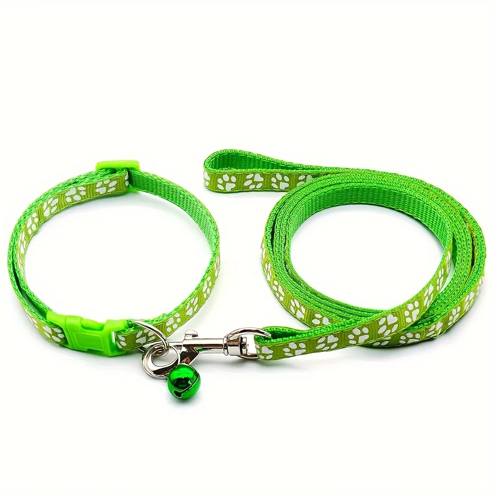 Coleira para Cães e Gatos com Estampa de Pata Ajustável 19-32 cm - Imagem 4