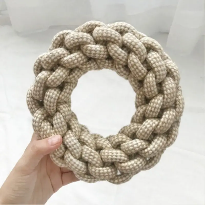 Brinquedo de Nó para Cães e Gatos de Algodão para Limpeza dos Dentes - Image 5