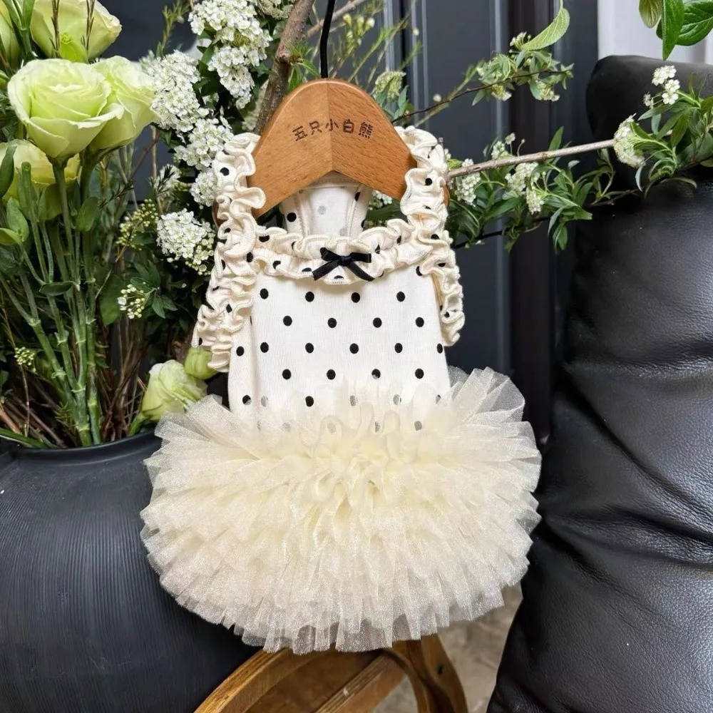 Vestido de Princesa para Cães e Gatos de Poliéster Respirável - Imagem 3