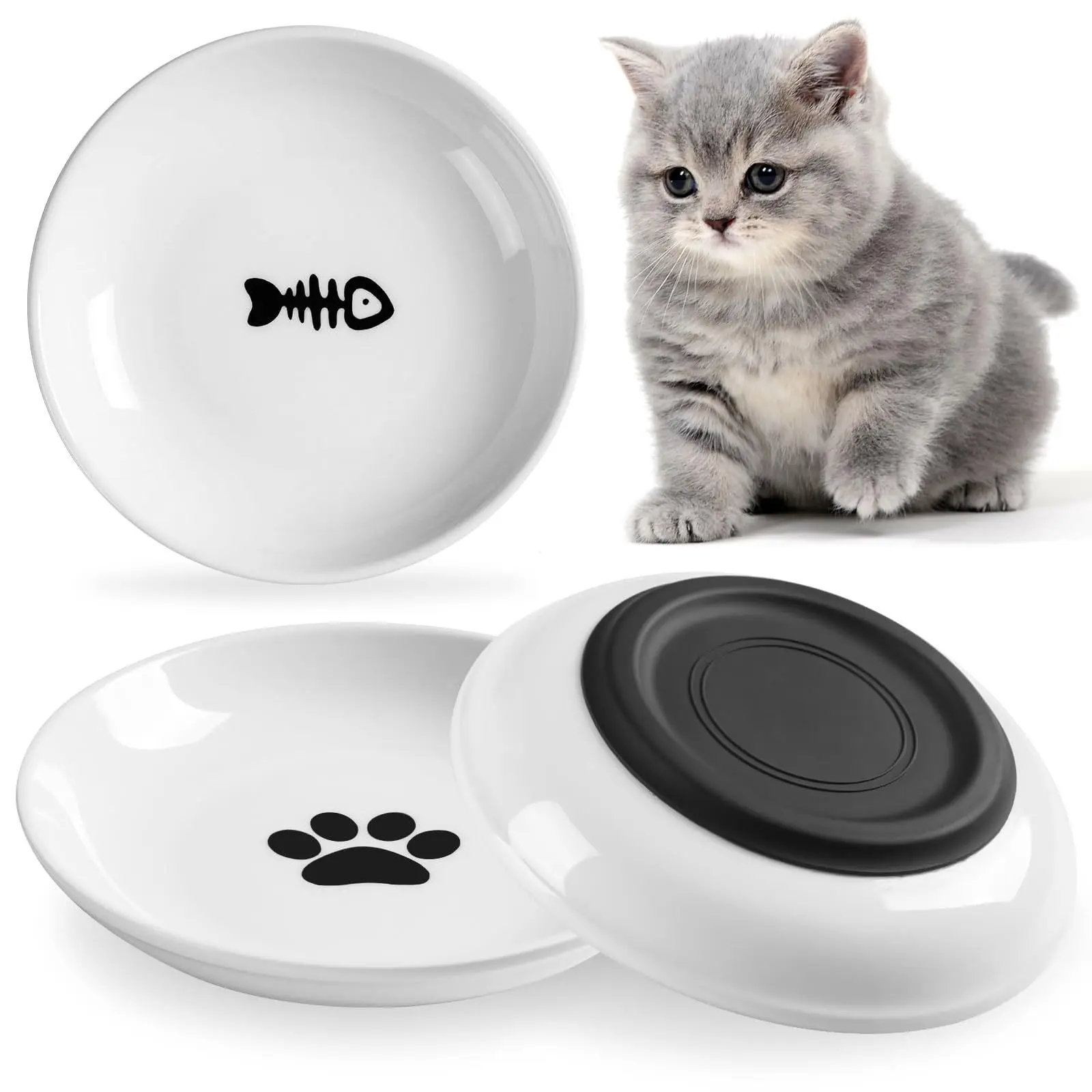 tigela de cerâmica para gatos e cães