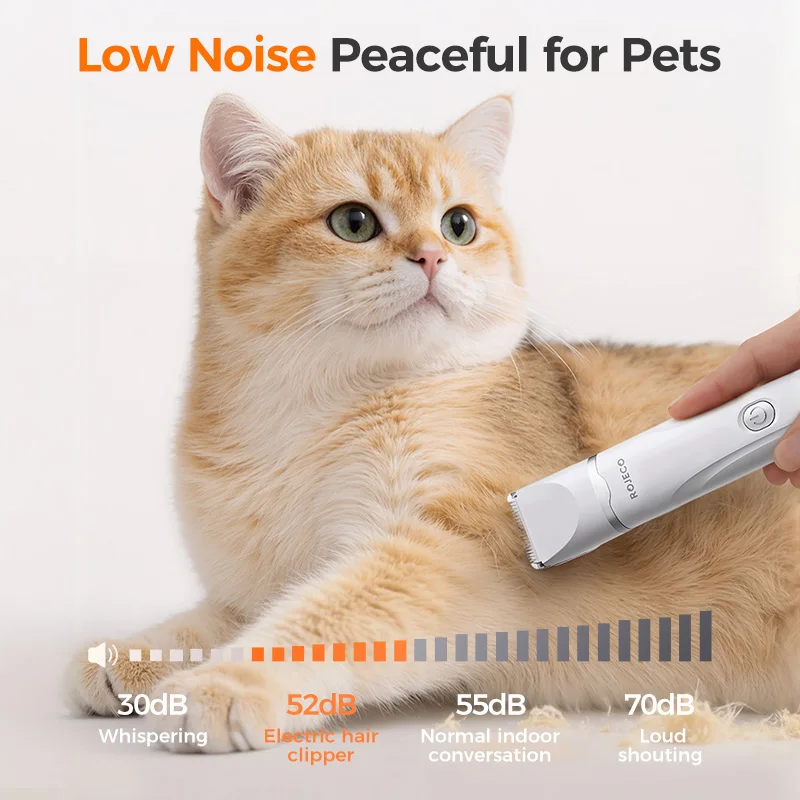 Aparador de Pelos Rofeco 4 em 1 para Cães e Gatos Multifuncional - Imagem 6