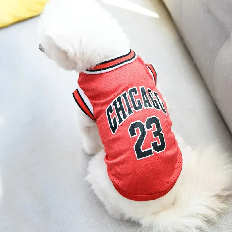 Camiseta de Basquete para Cães de Malha Respirável para Verão - Imagem 5